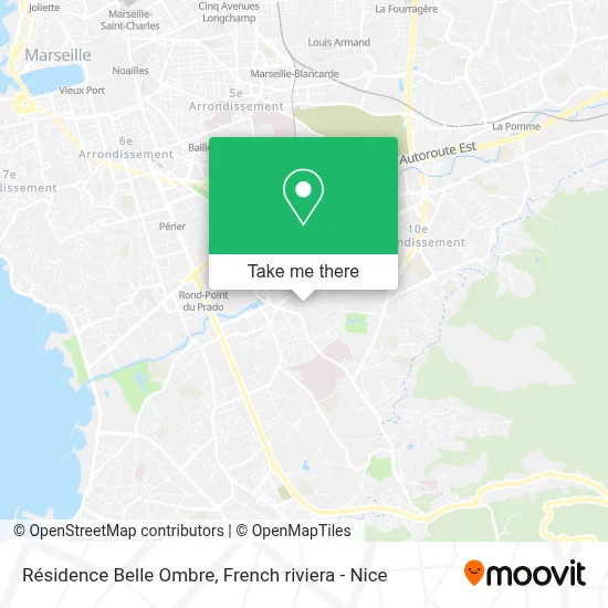 Résidence Belle Ombre map