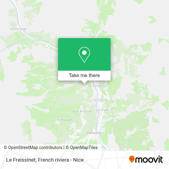 Le Freissinet map