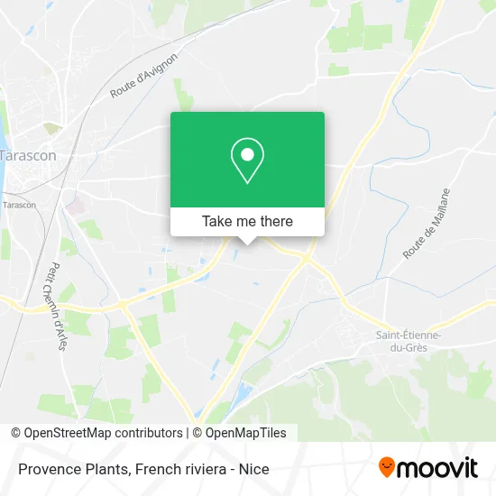 Provence Plants map