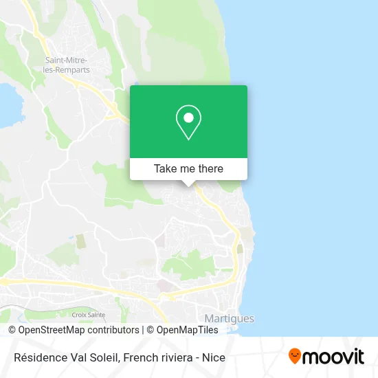 Résidence Val Soleil map