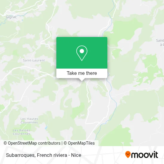 Subarroques map