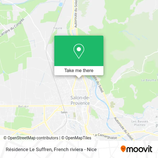 Résidence Le Suffren map