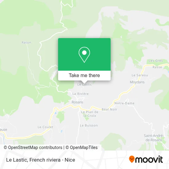 Le Lastic map