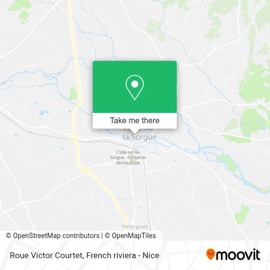 Roue Victor Courtet map