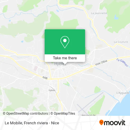 Le Mobile map