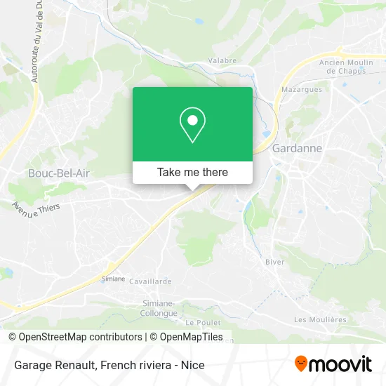 Garage Renault map