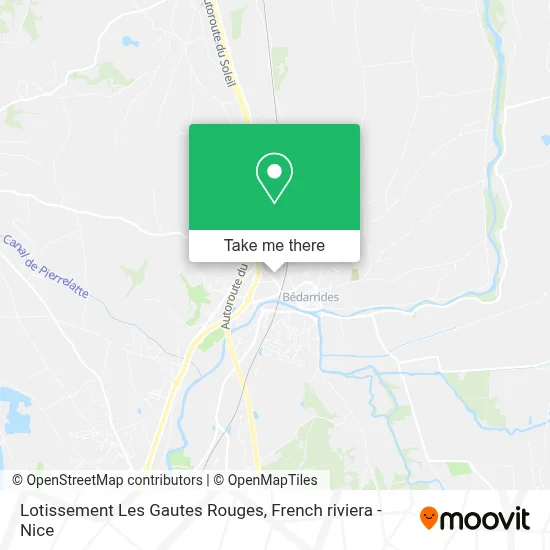 Lotissement Les Gautes Rouges map
