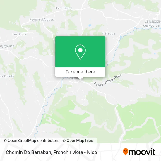 Chemin De Barraban map