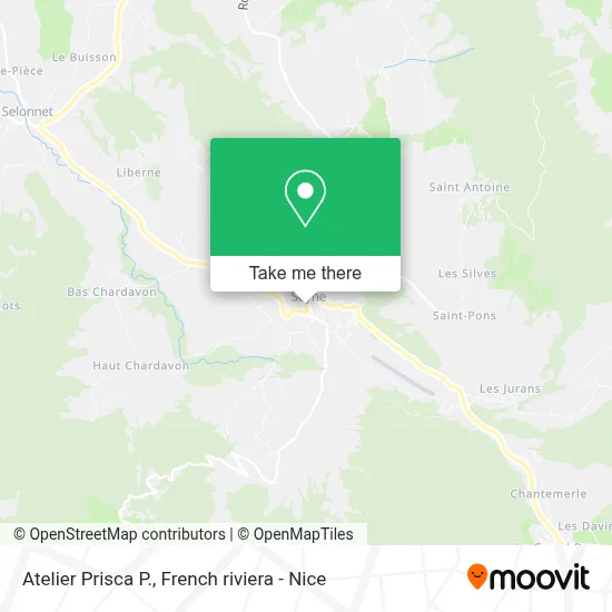 Atelier Prisca P. map