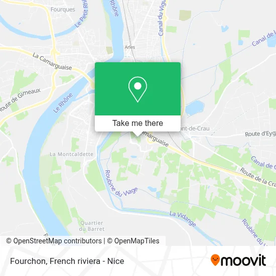 Fourchon map