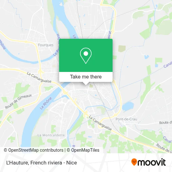 L'Hauture map