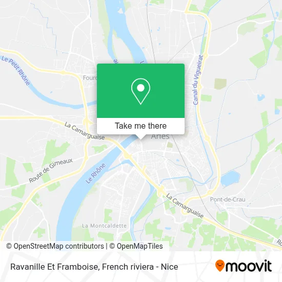 Ravanille Et Framboise map