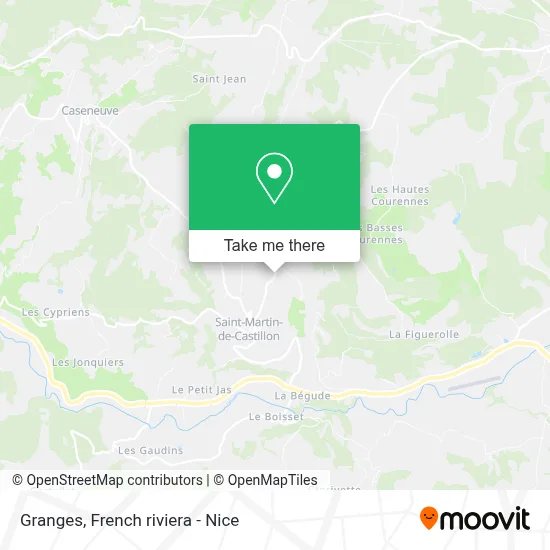 Granges map