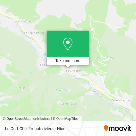 Le Cerf Che map