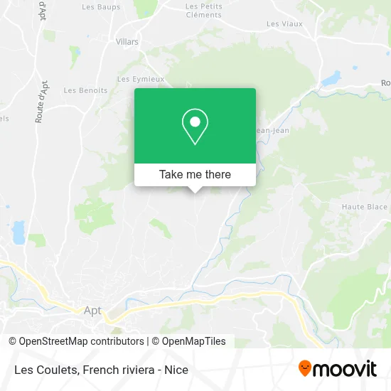 Les Coulets map