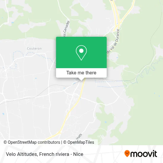 Velo Altitudes map