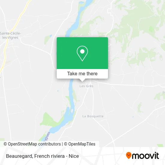 Beauregard map
