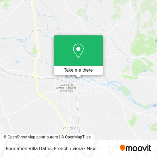 Fondation Villa Datris map