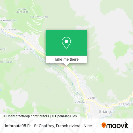 Inforoute05.Fr - St Chaffrey map