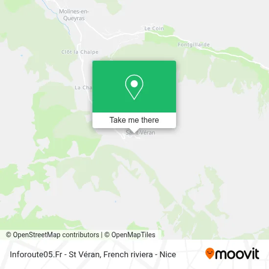 Inforoute05.Fr - St Véran map