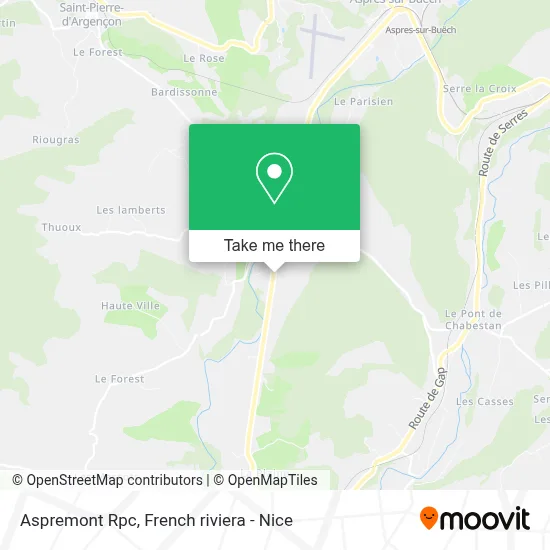 Aspremont Rpc map