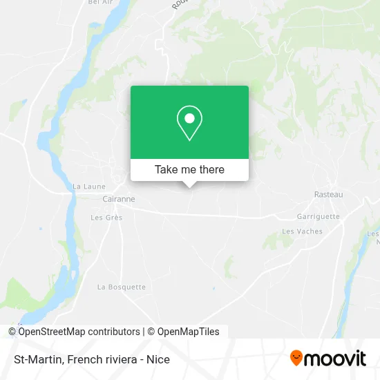 St-Martin map