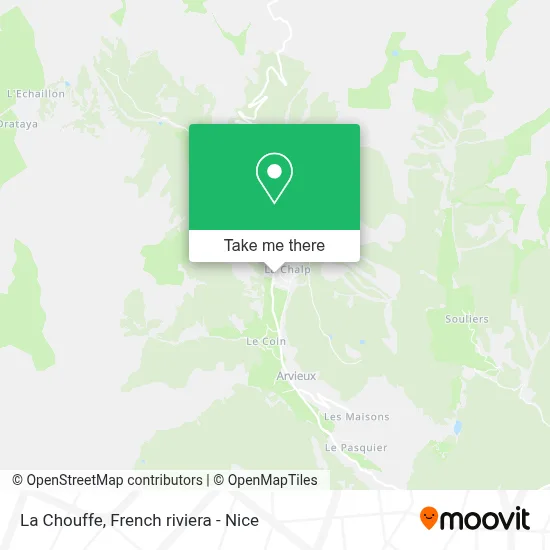 La Chouffe map