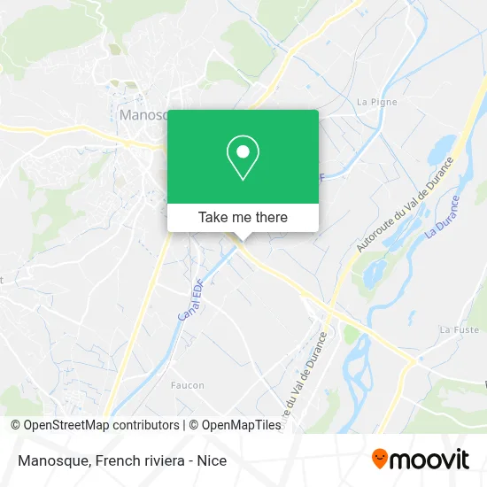 Manosque map