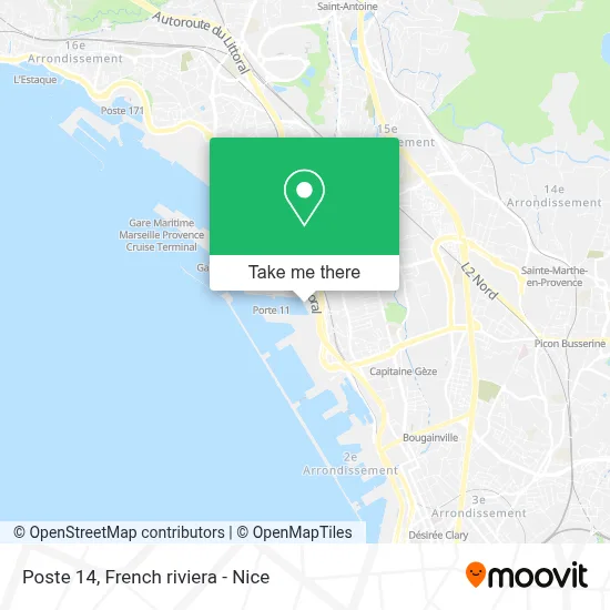 Poste 14 map