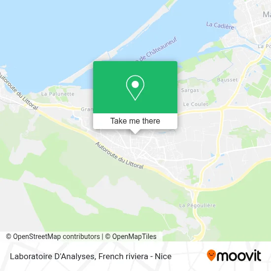 Laboratoire D'Analyses map