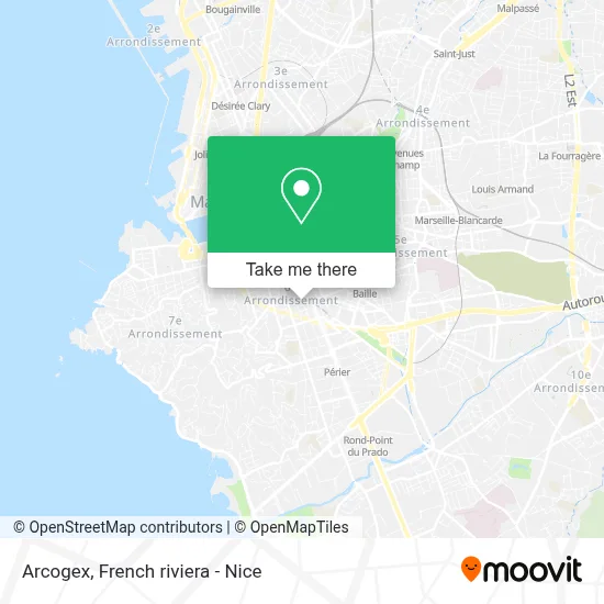 Arcogex map