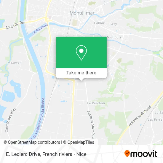 E. Leclerc Drive map