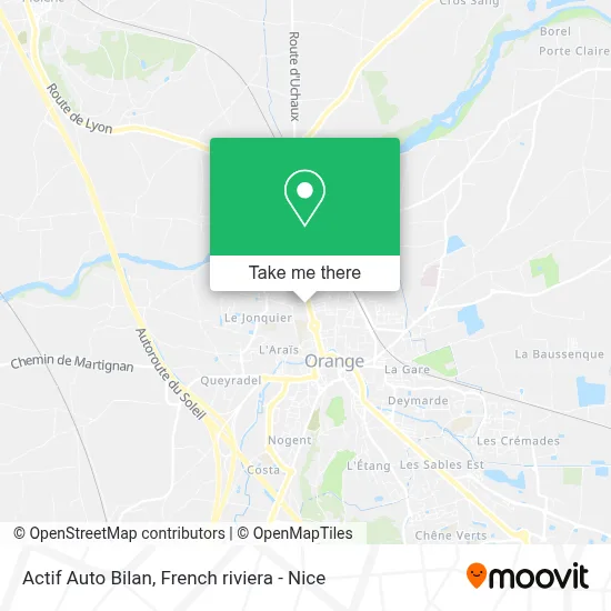 Actif Auto Bilan map