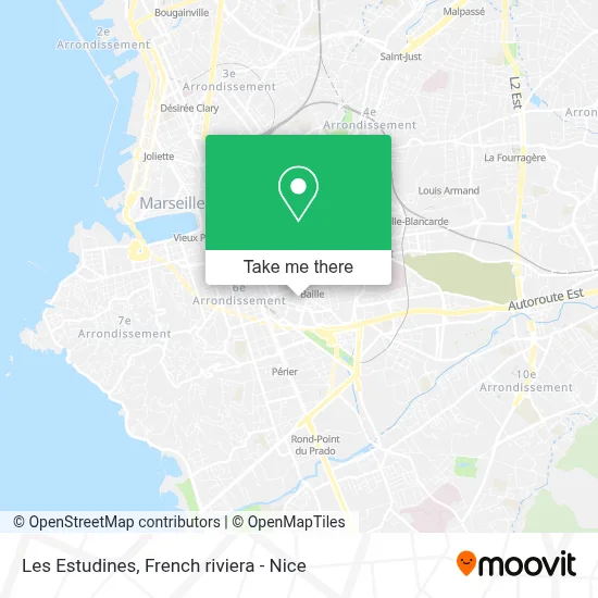 Les Estudines map
