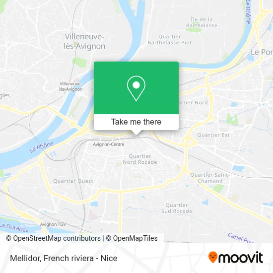 Mellidor map