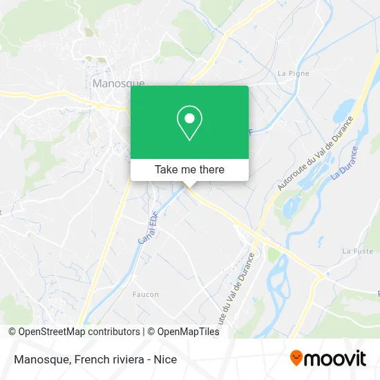 Manosque map