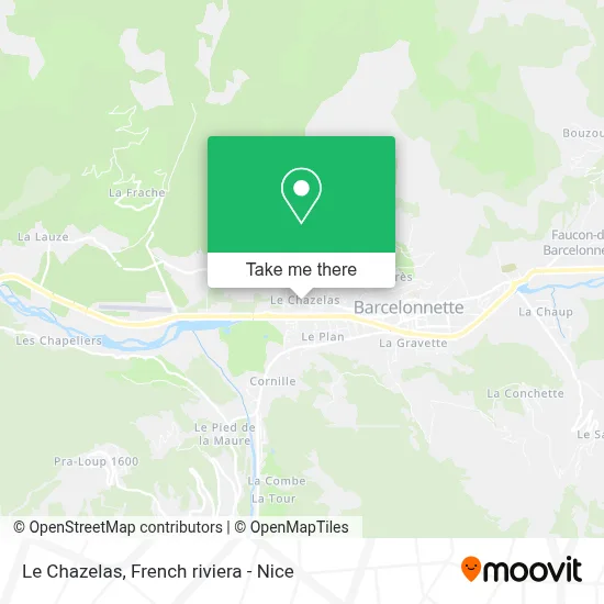 Le Chazelas map
