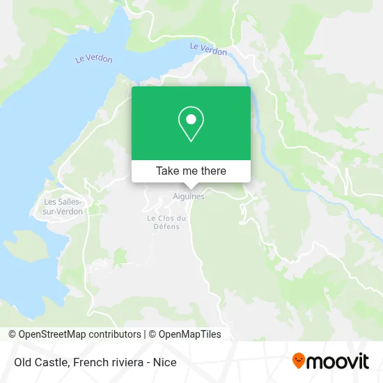 Vieux Château map