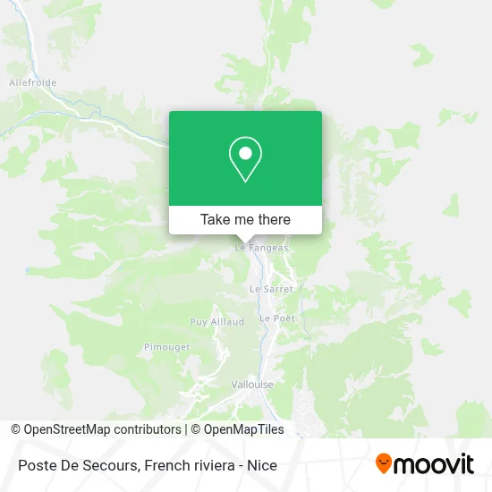 Poste De Secours map