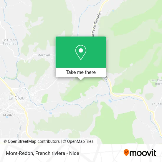 Mont-Redon map