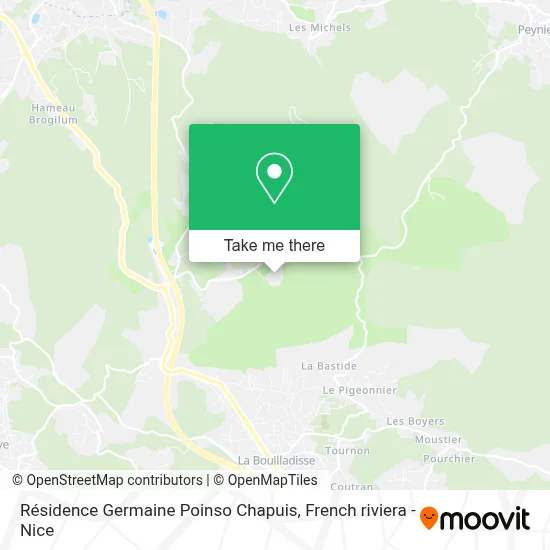 Résidence Germaine Poinso Chapuis map