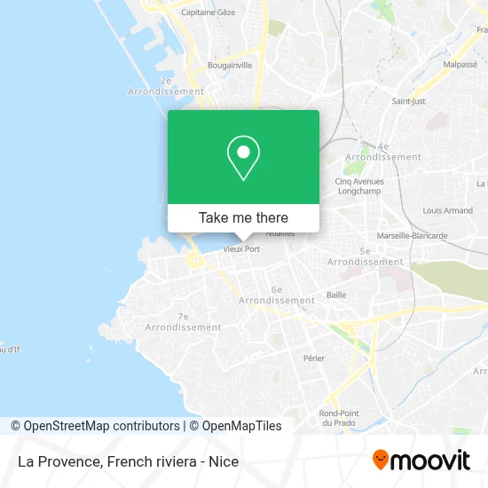 La Provence map