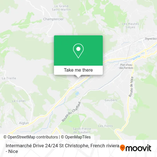Intermarché Drive 24 / 24 St Christophe map