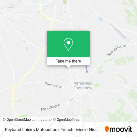 Reybaud Loisirs Motoculture map