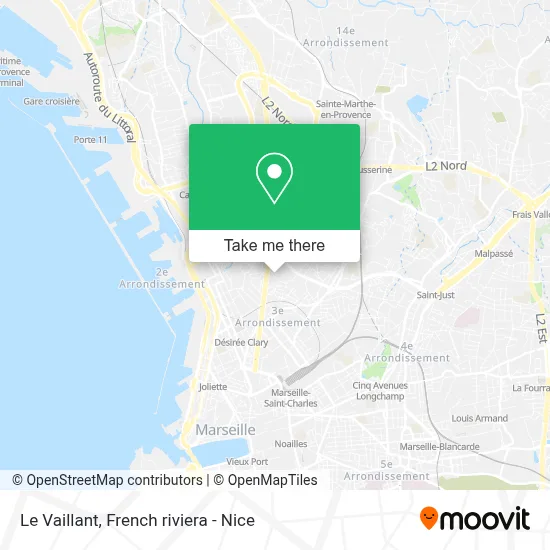 Le Vaillant map