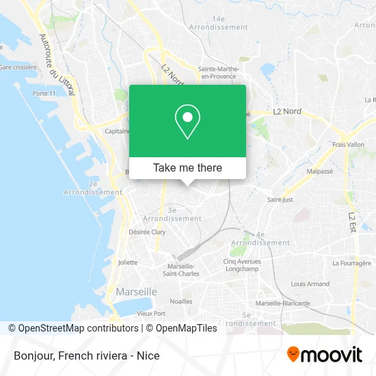 Bonjour map