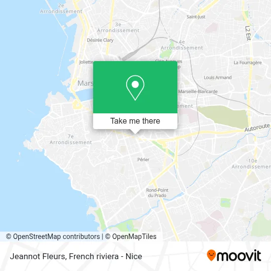Jeannot Fleurs map