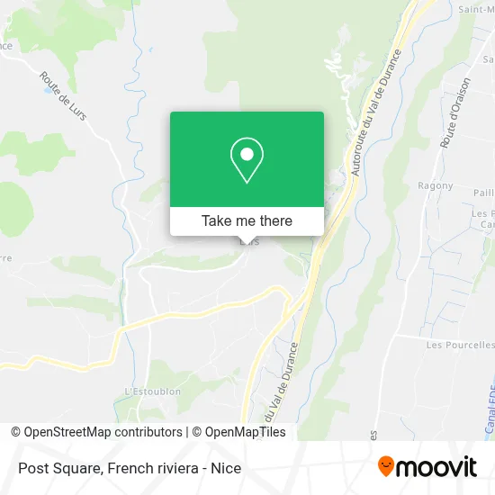 Place De La Poste map