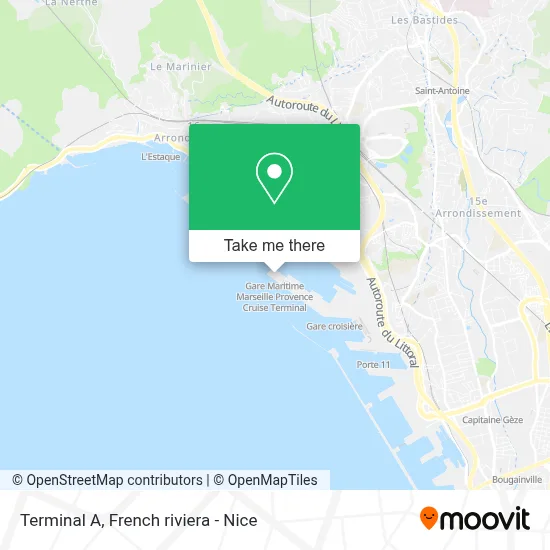 Terminal A map