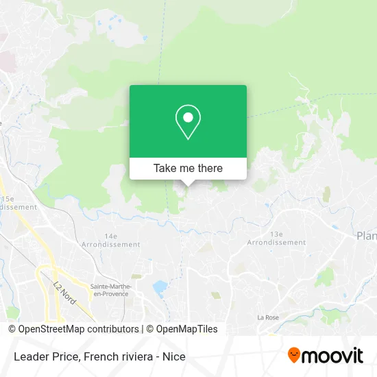 Leader Price map